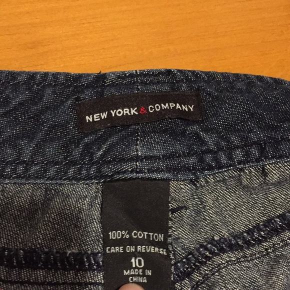 New York Co Capri Dark Soft Denim Size 10 - Picture 4 of 6